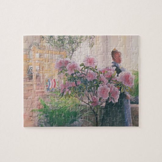 Azalea, 1906 (w/c auf Papier) Puzzle (Horizontal)