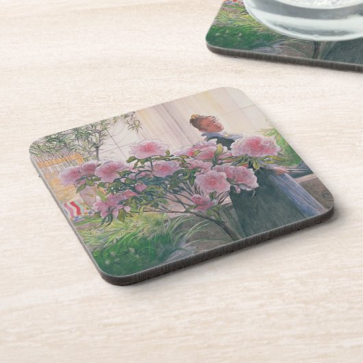 Azalea, 1906 (w/c auf Papier) Untersetzer (Linke Seite)