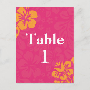 Azalea Beach Blume Tischnummern