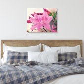 Azalea Blooms Leinwanddruck (Insitu (Schlafzimmer))