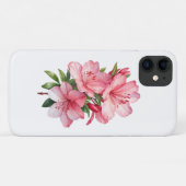 Azalea Blume Aquarellmalerei Case-Mate iPhone Hülle (Rückseite (Horizontal))