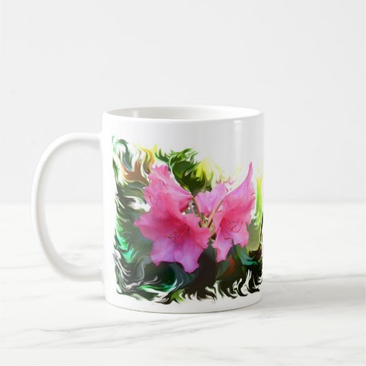 Azalea Blume Kaffeetasse (Links)