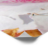 Azalea Blume Kunstdrucke Rosa Azaleen Poster (Ecke)