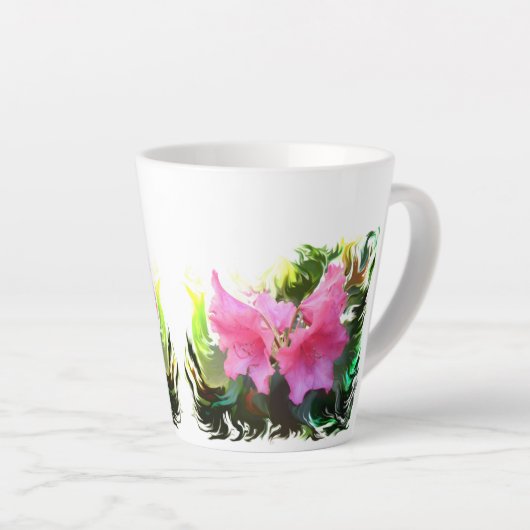 Azalea Blume Milchtasse (Rechte Ecke)