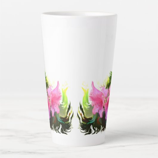 Azalea Blume Milchtasse (Vorderseite)