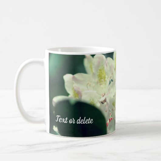 Azalea Blume Personalisiert Kaffeetasse (Links)