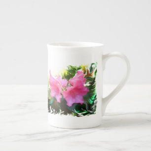 Azalea Blume Porzellantasse
