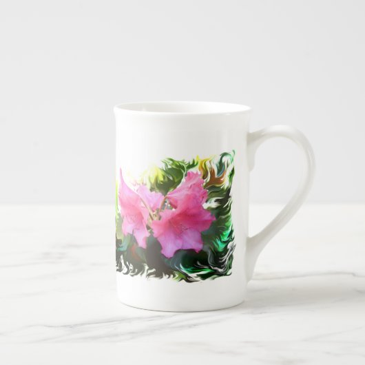 Azalea Blume Porzellantasse (Rechts)