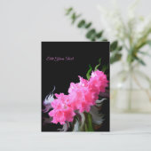 Azalea Blume Postkarte (Stehend Vorderseite)