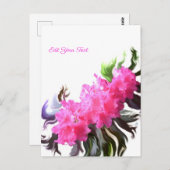 Azalea Blume Postkarte (Vorne/Hinten)