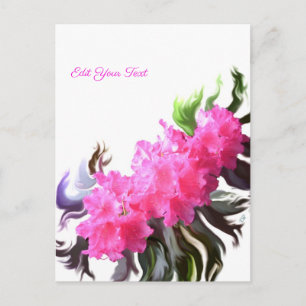 Azalea Blume Postkarte