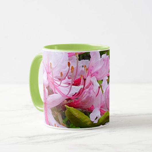 Azalea-Blume Tasse (Vorderseite Links)