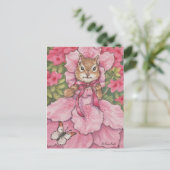 Azalea Chipmunk Postcard Postkarte (Stehend Vorderseite)