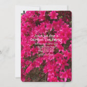 Azalea einladung (Vorderseite)