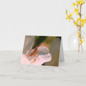 Azalea Flower And Grasshopper Personalized Note Karte (Gelbe Blume)