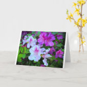 Azalea, Karte (Gelbe Blume)