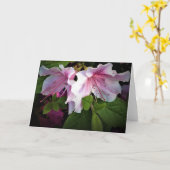 Azalea, Karte (Gelbe Blume)