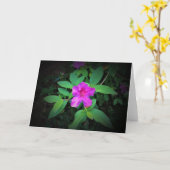 Azalea, Karte (Gelbe Blume)
