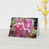 Azalea, Karte (Gelbe Blume)