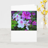 Azalea, Karte (Gelbe Blume)