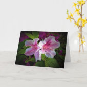 Azalea, Karte (Gelbe Blume)