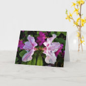 Azalea, Karte (Gelbe Blume)