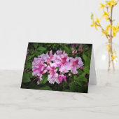 Azalea, Karte (Gelbe Blume)