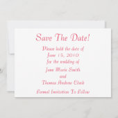 Azalea Scrapbook Save-The-Date Save The Date (Rückseite)