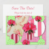 Azalea Scrapbook Save-The-Date Save The Date (Vorne/Hinten)