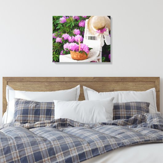 Azalea Summer Leinwanddruck (Insitu (Schlafzimmer))