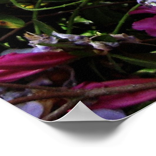 Azalea und Wisteria Poster (Ecke)