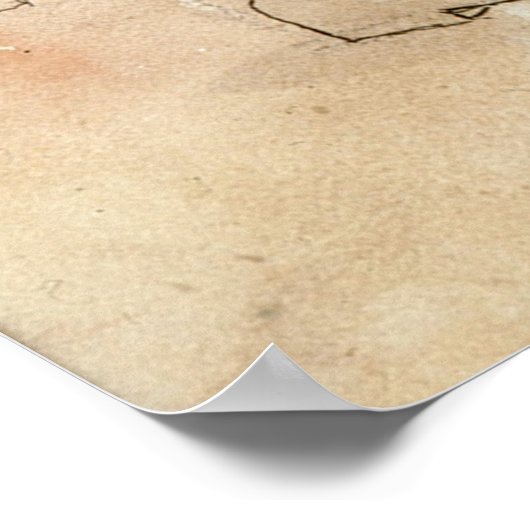 Azalea von Carl Larsson Poster (Ecke)