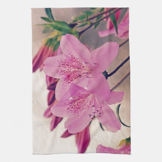 Azaleas Geschirrtuch (Vertikal)