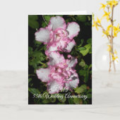 Azaleas Personalisiert 55. Hochzeitstag Karte (Gelbe Blume)