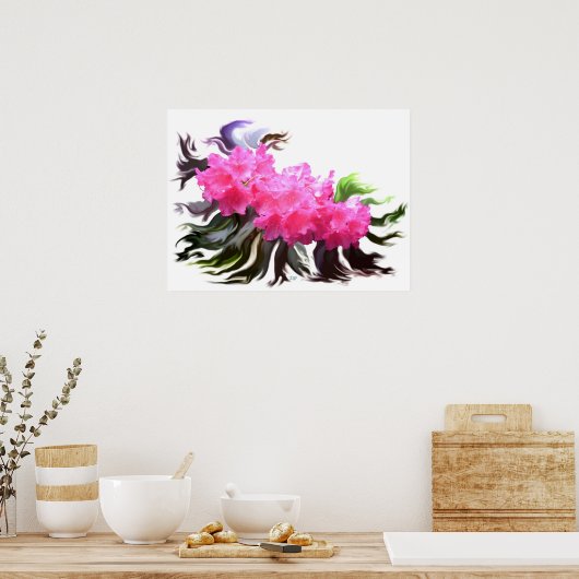 Azaleas Poster (Küche)