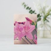 Azaleas Postkarte (Stehend Vorderseite)