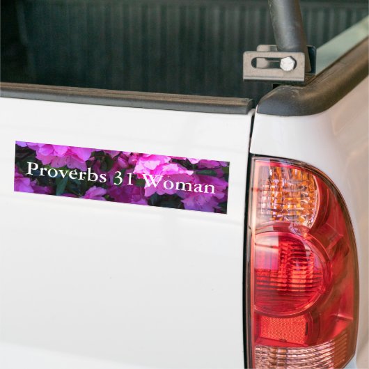Azaleas Proverbs 31 Autoaufkleber (Auf Lkw)
