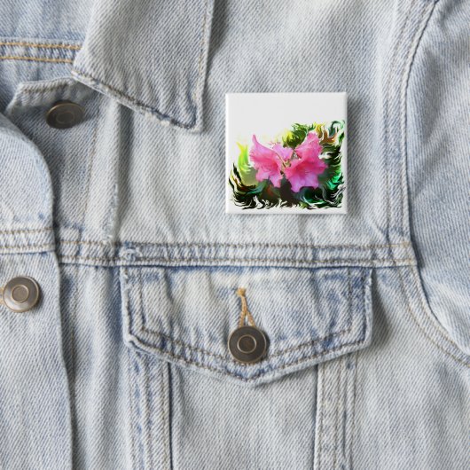 Azalee Blume Button (Beispiel)