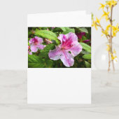 Azalee, Karte (Gelbe Blume)