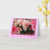 "Azaleen #1" Karte (Gelbe Blume)