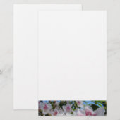Azaleen-Blumen-Garten-Schreibwaren Floral individu Briefpapier (Vorne/Hinten)