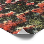 Azaleen in Bloom in Savannah GA Postkarten Poster (Ecke)