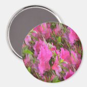 Azaleen in Pink.... Magnet (Vorderseite/Rückseite)