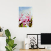 Azaleen Poster (Heimbüro)