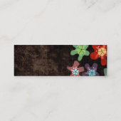 Azaleen-Visitenkarte Mini Visitenkarte (Rückseite)