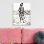 Azandeh Binsa oder Hexendoktor Leinwanddruck (Insitu (Wohnzimmer))