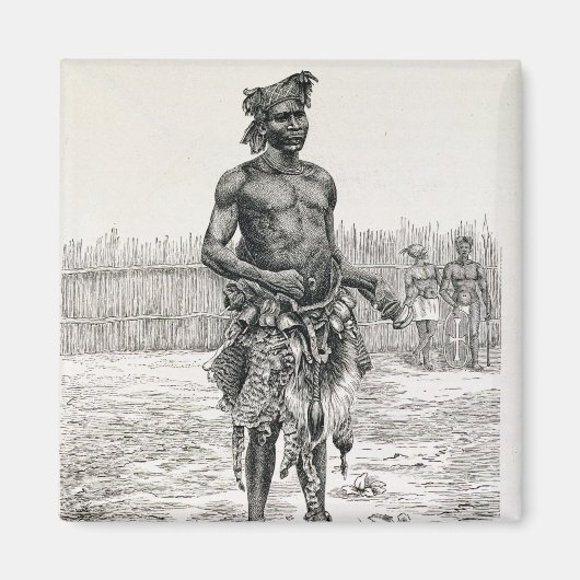 Azandeh Binsa oder Hexendoktor Magnet (Vorne)