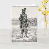 Azandeh Binsa oder Medizinmann Karte (Gelbe Blume)