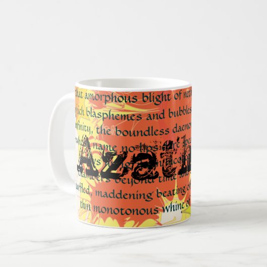 Azathoth Tasse (Vorderseite Links)