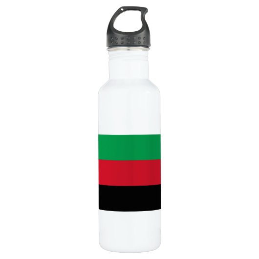 Azawad Flag Edelstahlflasche (Vorderseite)